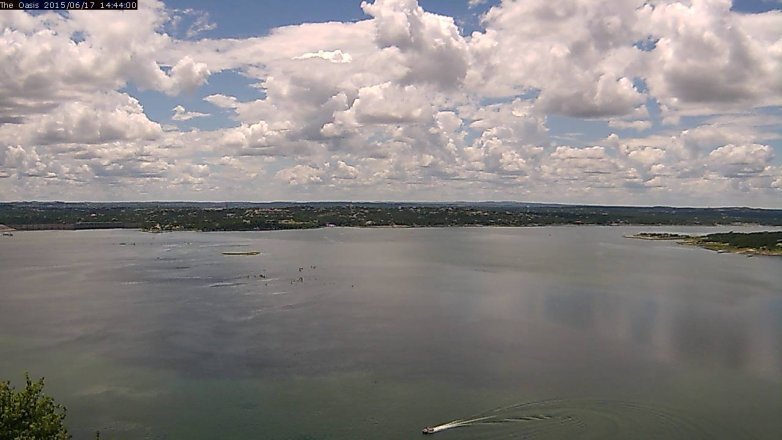 Lake Travis webcam, June 17, 2015 1:50 PM CT