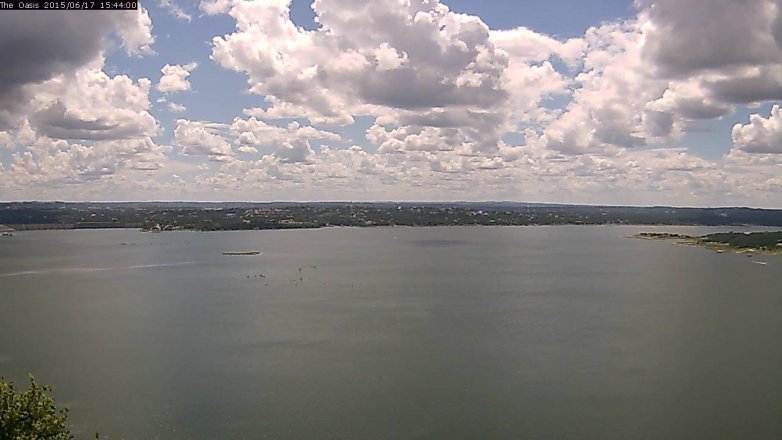 Lake Travis webcam, June 17, 2015 2:50 PM CT
