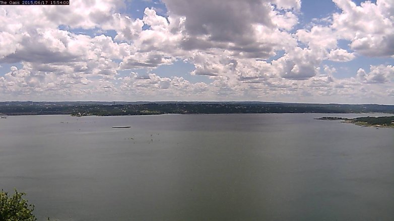 Lake Travis webcam, June 17, 2015 3:00 PM CT