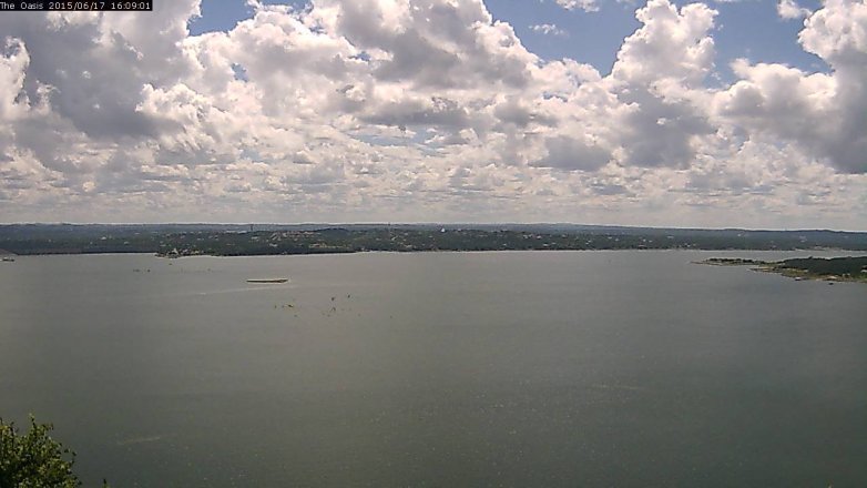 Lake Travis webcam, June 17, 2015 3:15 PM CT