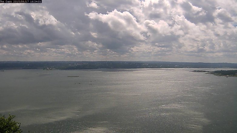 Lake Travis webcam, June 17, 2015 3:40 PM CT