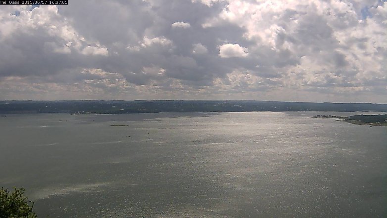 Lake Travis webcam, June 17, 2015 3:45 PM CT