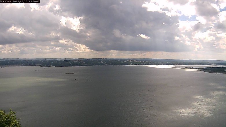 Lake Travis webcam, June 17, 2015 4:05 PM CT