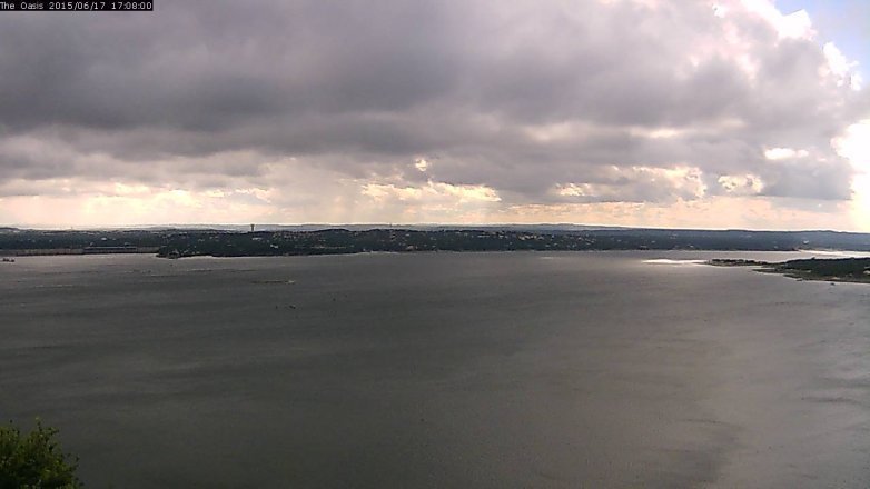 Lake Travis webcam, June 17, 2015 4:15 PM CT