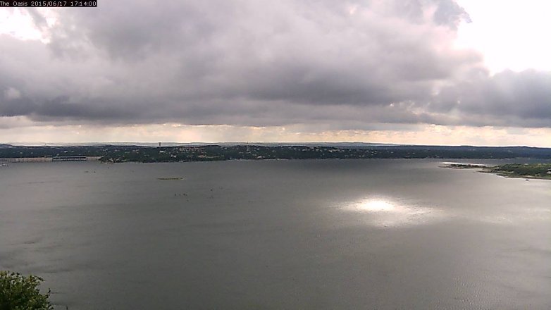 Lake Travis webcam, June 17, 2015 4:20 PM CT