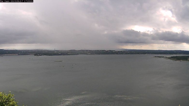 Lake Travis webcam, June 17, 2015 4:25 PM CT