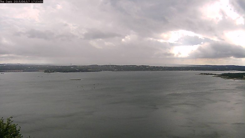 Lake Travis webcam, June 17, 2015 4:30 PM CT