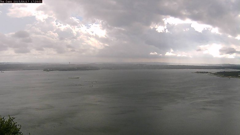 Lake Travis webcam, June 17, 2015 4:35 PM CT