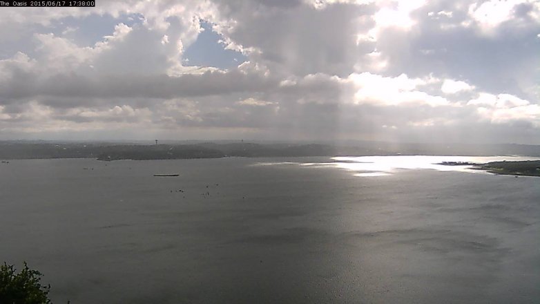 Lake Travis webcam, June 17, 2015 4:45 PM CT