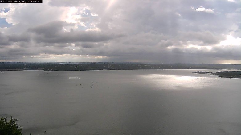 Lake Travis webcam, June 17, 2015 4:55 PM CT