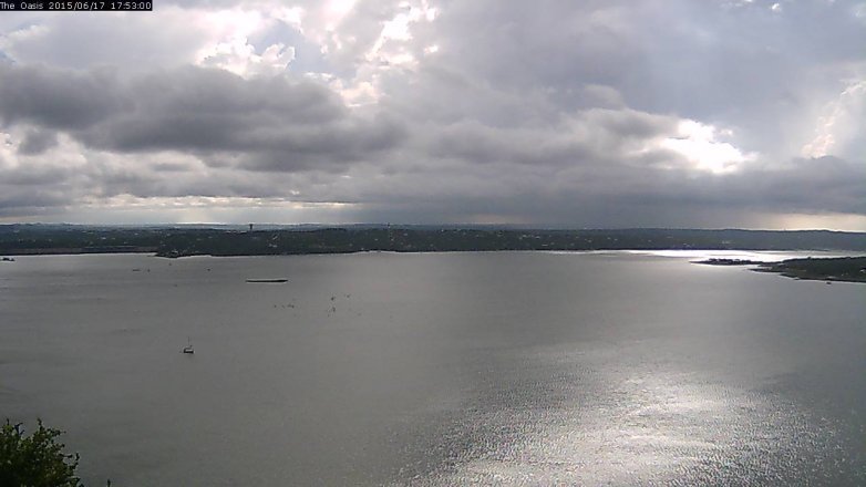 Lake Travis webcam, June 17, 2015 5:00 PM CT