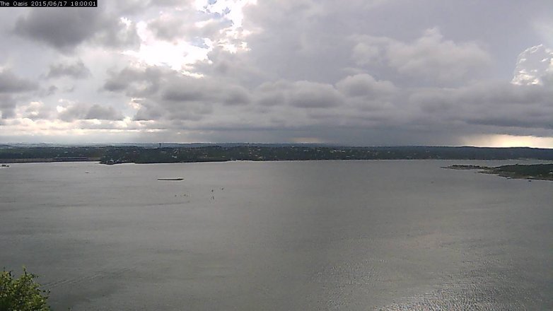 Lake Travis webcam, June 17, 2015 5:05 PM CT