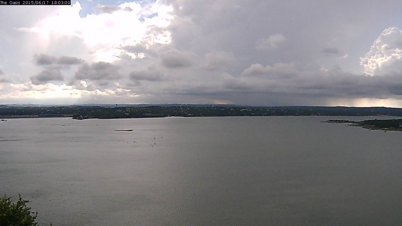 Lake Travis webcam, June 17, 2015 5:10 PM CT