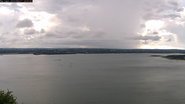 Lake Travis webcam, June 17, 2015 5:30 PM CT