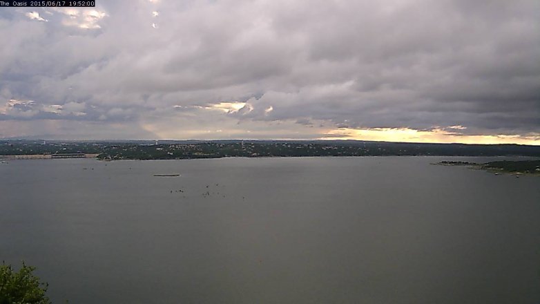 Lake Travis webcam, June 17, 2015 7:00 PM CT
