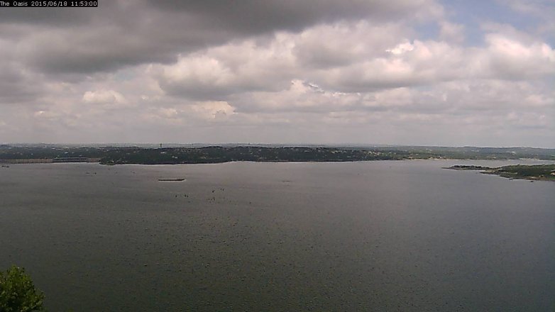Lake Travis webcam, June 18, 2015 11:00 AM CT