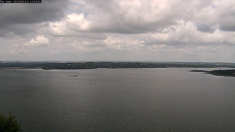 Lake Travis webcam, June 18, 2015 11:10 AM CT