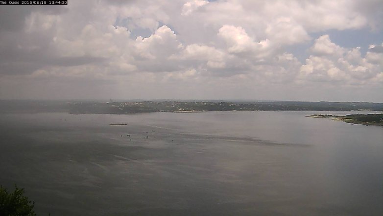 Lake Travis webcam, June 18, 2015 12:50 PM CT