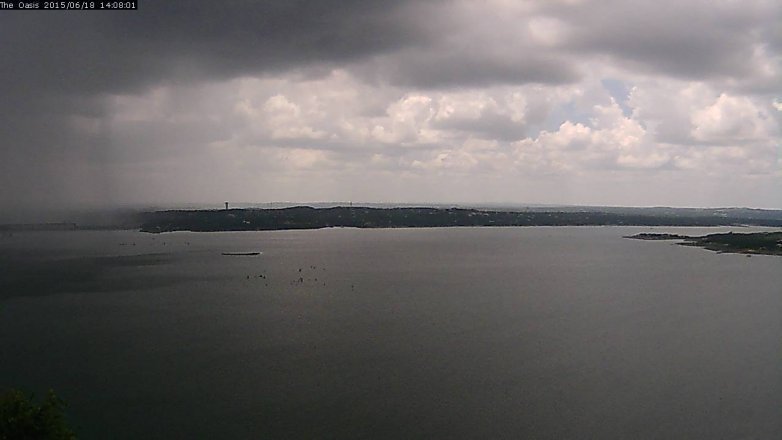 Lake Travis webcam, June 18, 2015 1:15 PM CT