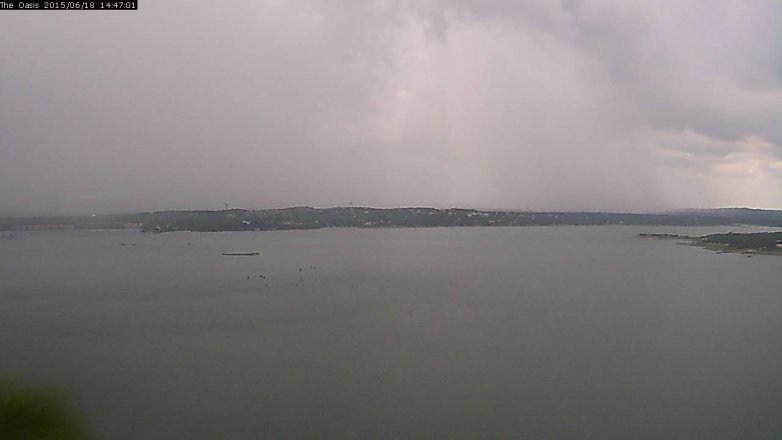 Lake Travis webcam, June 18, 2015 1:55 PM CT