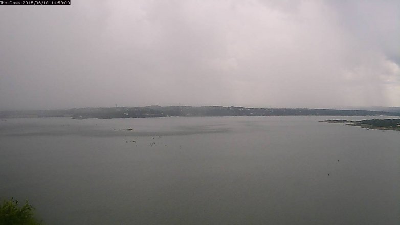 Lake Travis webcam, June 18, 2015 2:00 PM CT