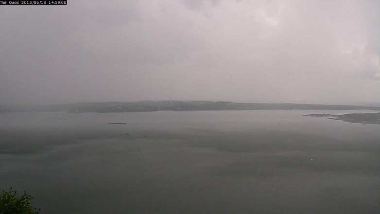 Lake Travis webcam, June 18, 2015 2:05 PM CT