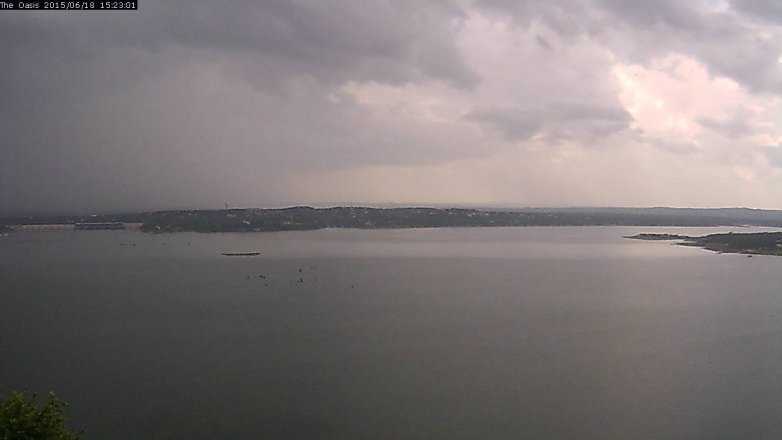 Lake Travis webcam, June 18, 2015 2:30 PM CT