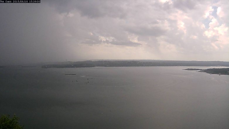 Lake Travis webcam, June 18, 2015 2:45 PM CT