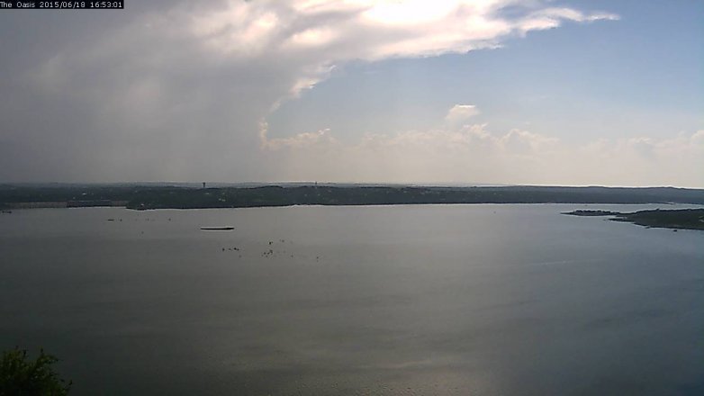 Lake Travis webcam, June 18, 2015 4:00 PM CT