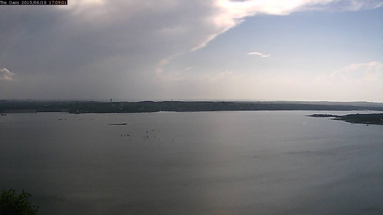 Lake Travis webcam, June 18, 2015 4:15 PM CT
