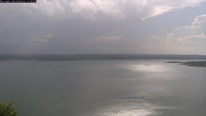 Lake Travis webcam, June 18, 2015 4:55 PM CT