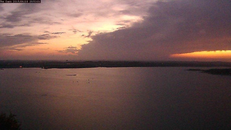 Lake Travis webcam, June 18, 2015 8:00 PM CT