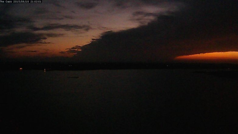 Lake Travis webcam, June 18, 2015 8:10 PM CT