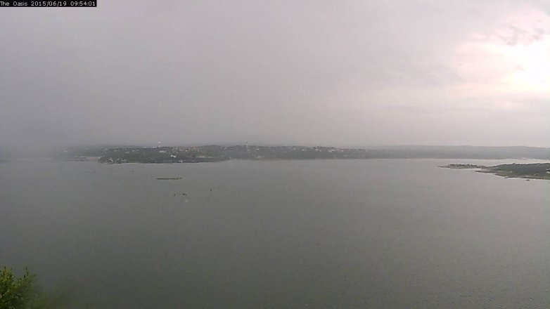 Lake Travis webcam, June 19, 2015 9:00 AM CT