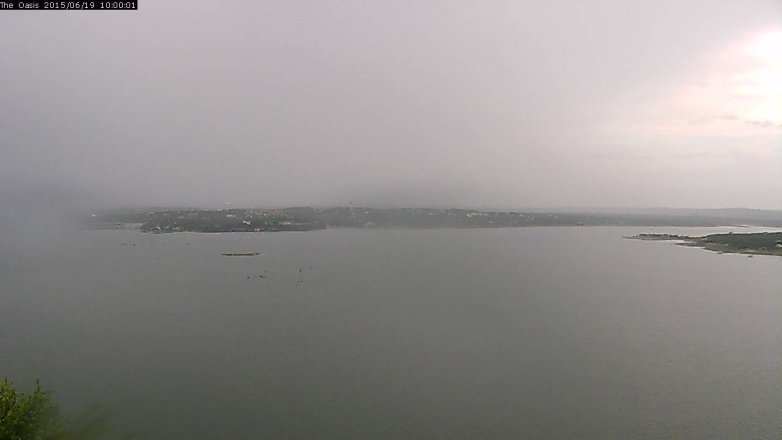Lake Travis webcam, June 19, 2015 9:05 AM CT