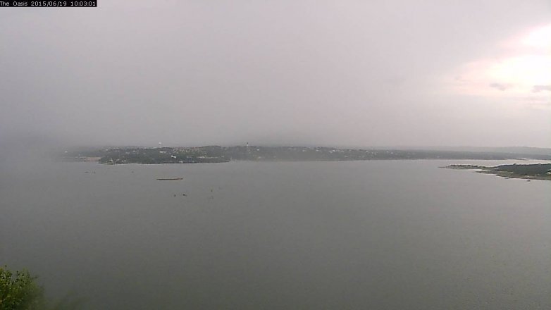 Lake Travis webcam, June 19, 2015 9:10 AM CT