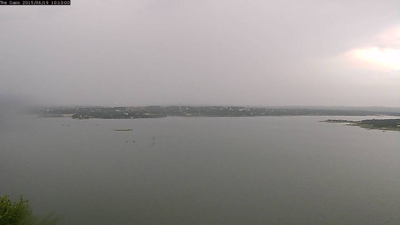 Lake Travis webcam, June 19, 2015 9:15 AM CT