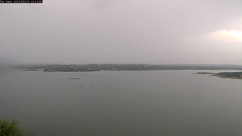 Lake Travis webcam, June 19, 2015 9:20 AM CT