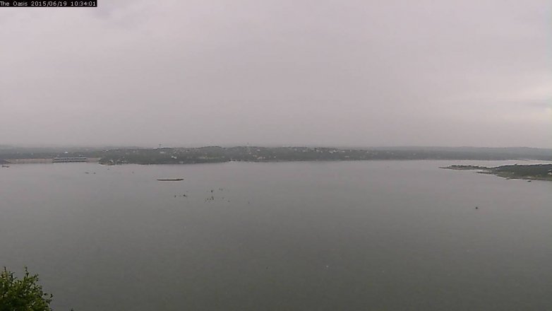 Lake Travis webcam, June 19, 2015 9:40 AM CT