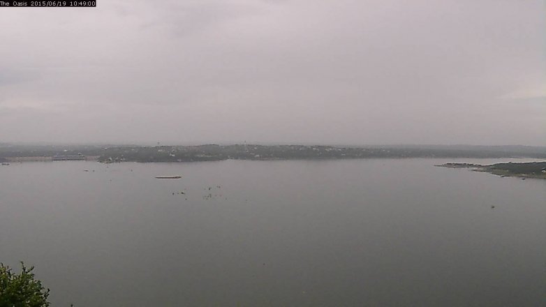 Lake Travis webcam, June 19, 2015 9:55 AM CT