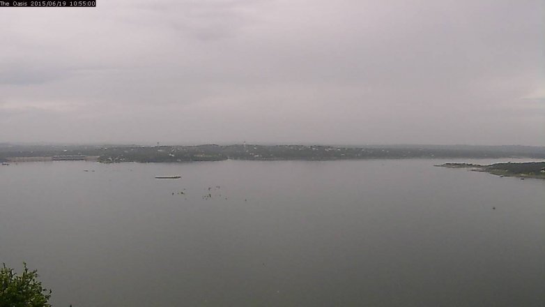 Lake Travis webcam, June 19, 2015 10:00 AM CT