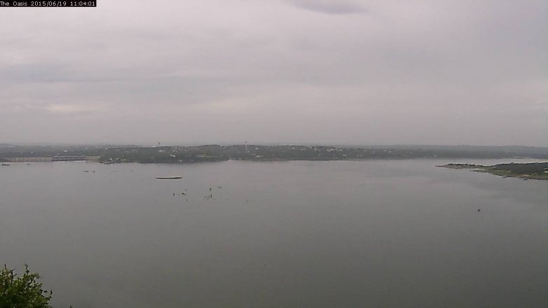 Lake Travis webcam, June 19, 2015 10:10 AM CT