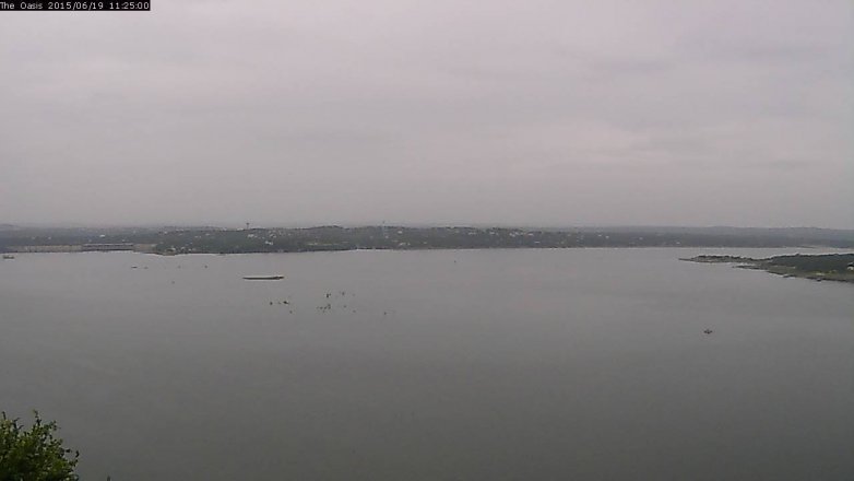 Lake Travis webcam, June 19, 2015 10:35 AM CT