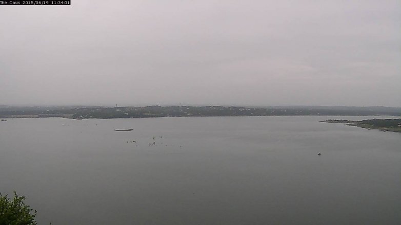 Lake Travis webcam, June 19, 2015 10:40 AM CT