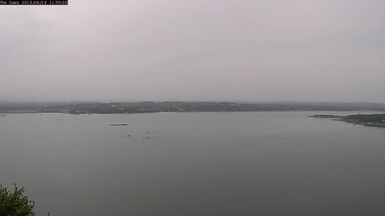 Lake Travis webcam, June 19, 2015 11:00 AM CT