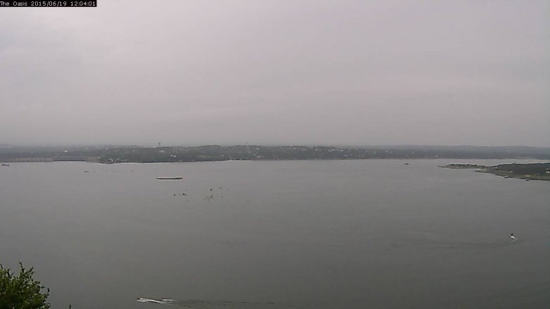 Lake Travis webcam, June 19, 2015 11:10 AM CT