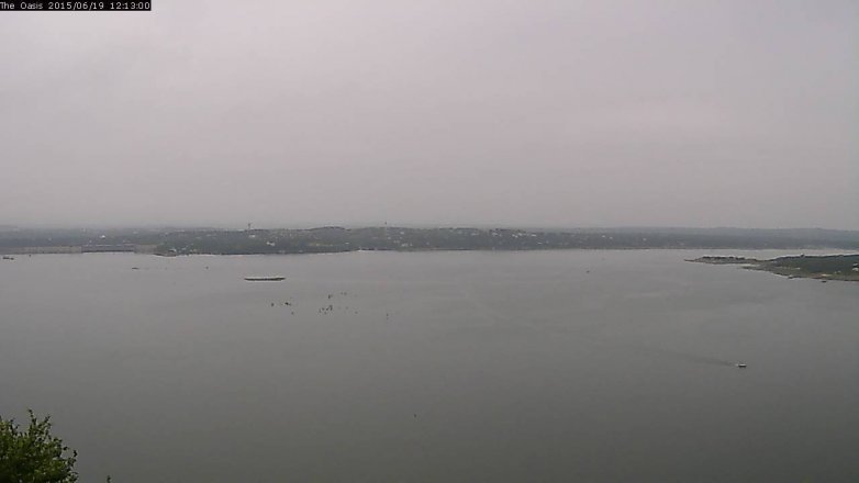 Lake Travis webcam, June 19, 2015 11:20 AM CT