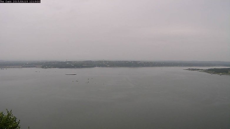 Lake Travis webcam, June 19, 2015 11:25 AM CT
