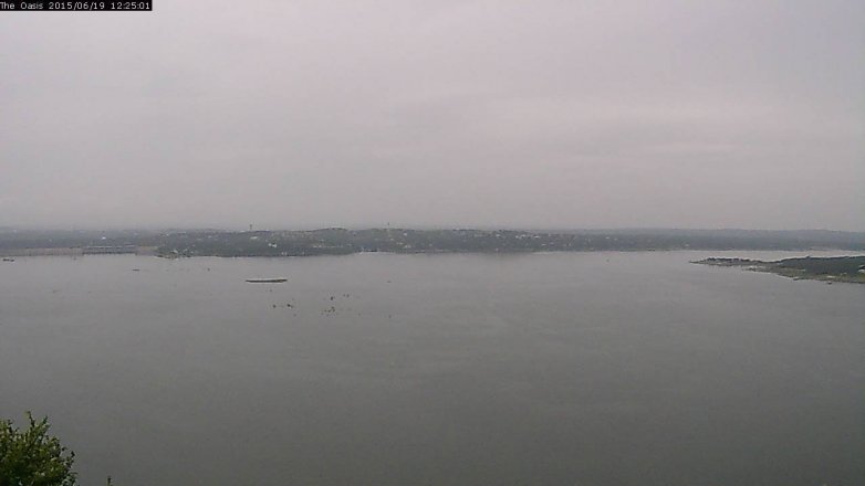 Lake Travis webcam, June 19, 2015 11:30 AM CT