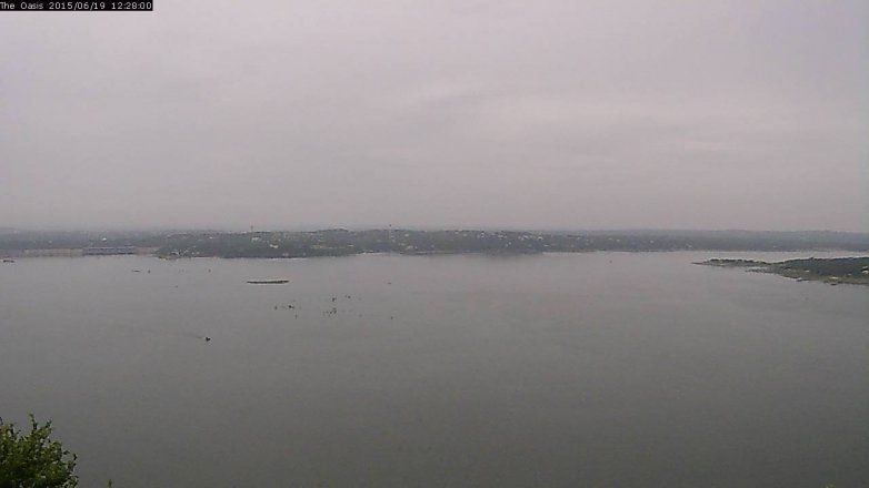 Lake Travis webcam, June 19, 2015 11:35 AM CT